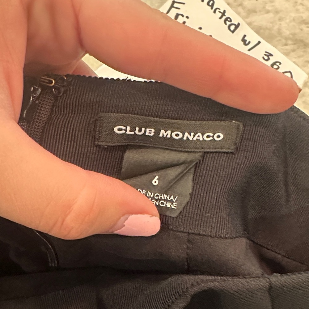 Club Monaco Elegant Black Tassel Skirt in amazing condition - Picture 7 of 8